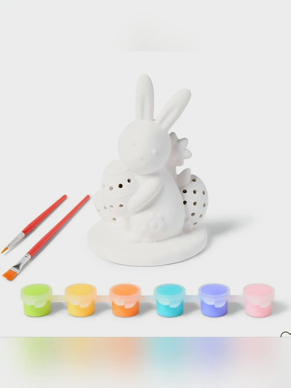 New Easter Craft Lit Ceramic Bunny and Eggs Painting Activity Kit Target 2026